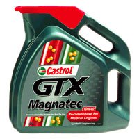Автомобильное полусинтетическое масло Castrol GTX Magnatec SAE 10W-40 4L
